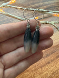 Black & White Agate Earrings