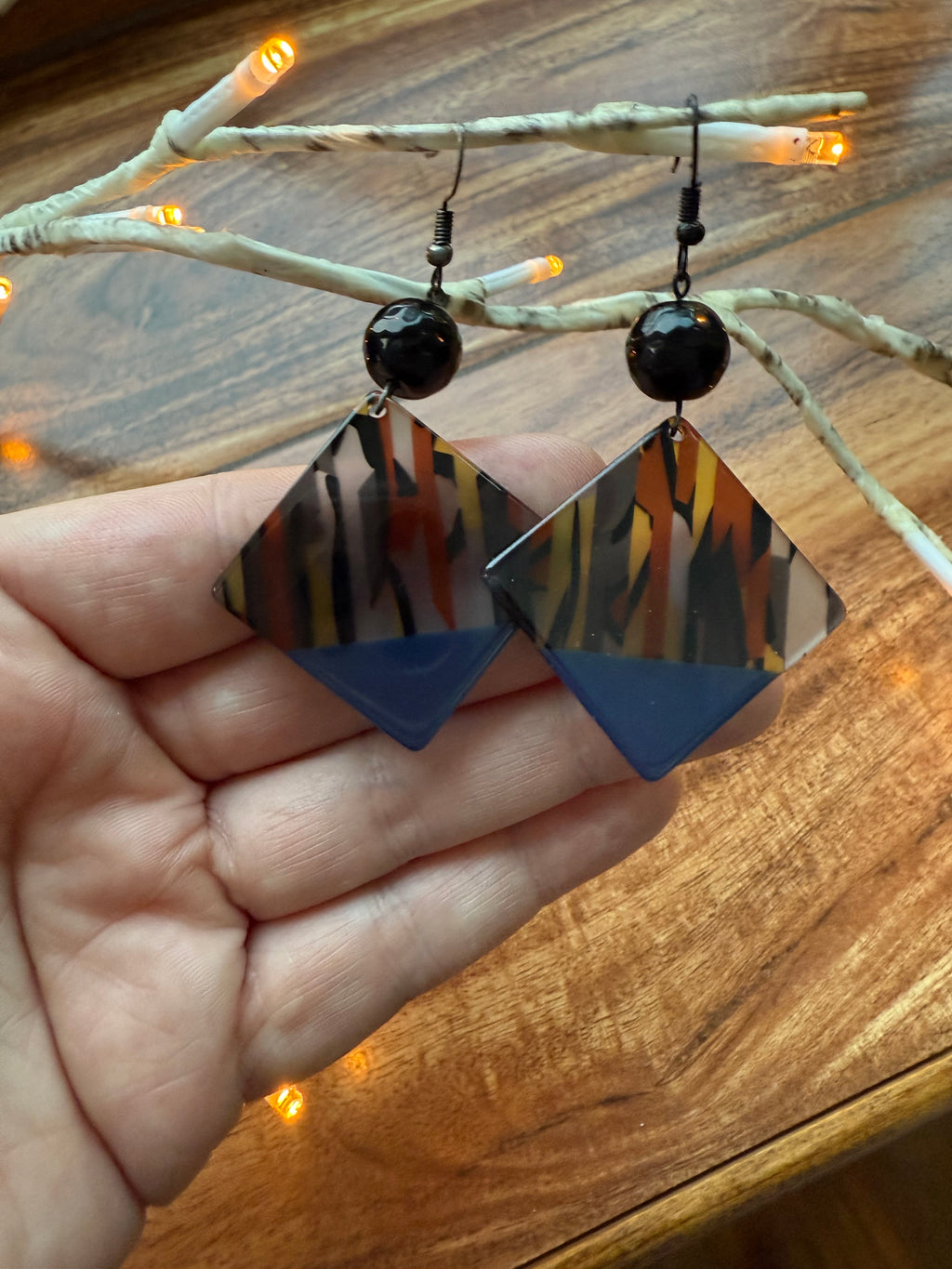 Colorful Retro Earrings