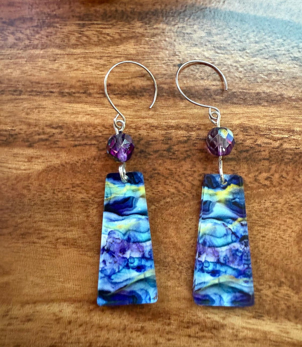 Ink Print Earrings