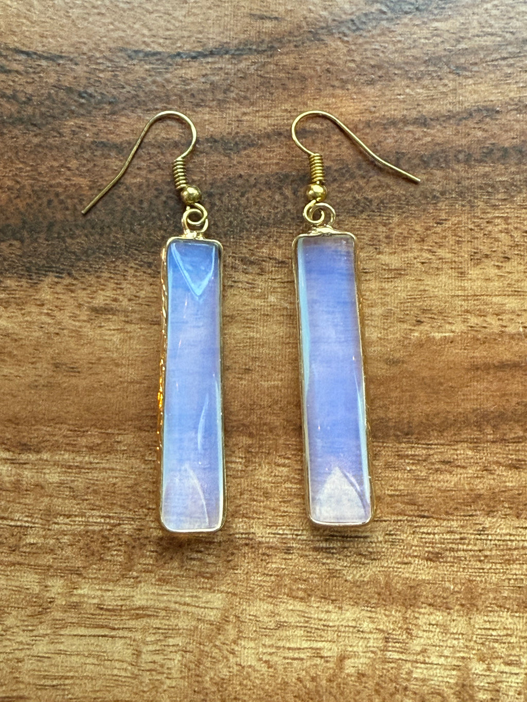 Opalite & Gold Earrings