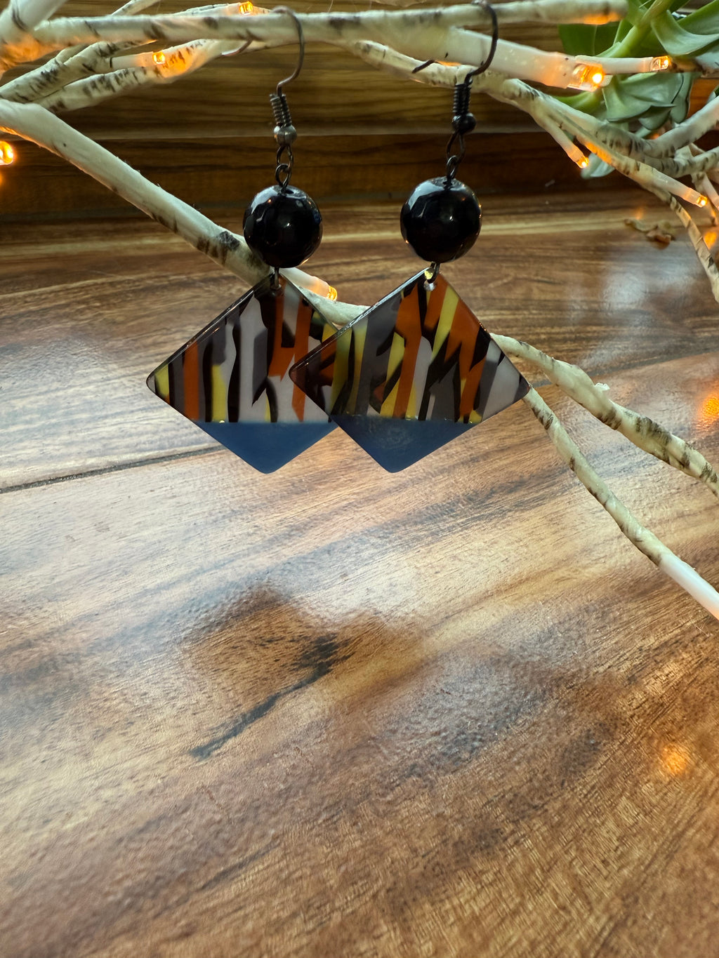 Colorful Retro Earrings